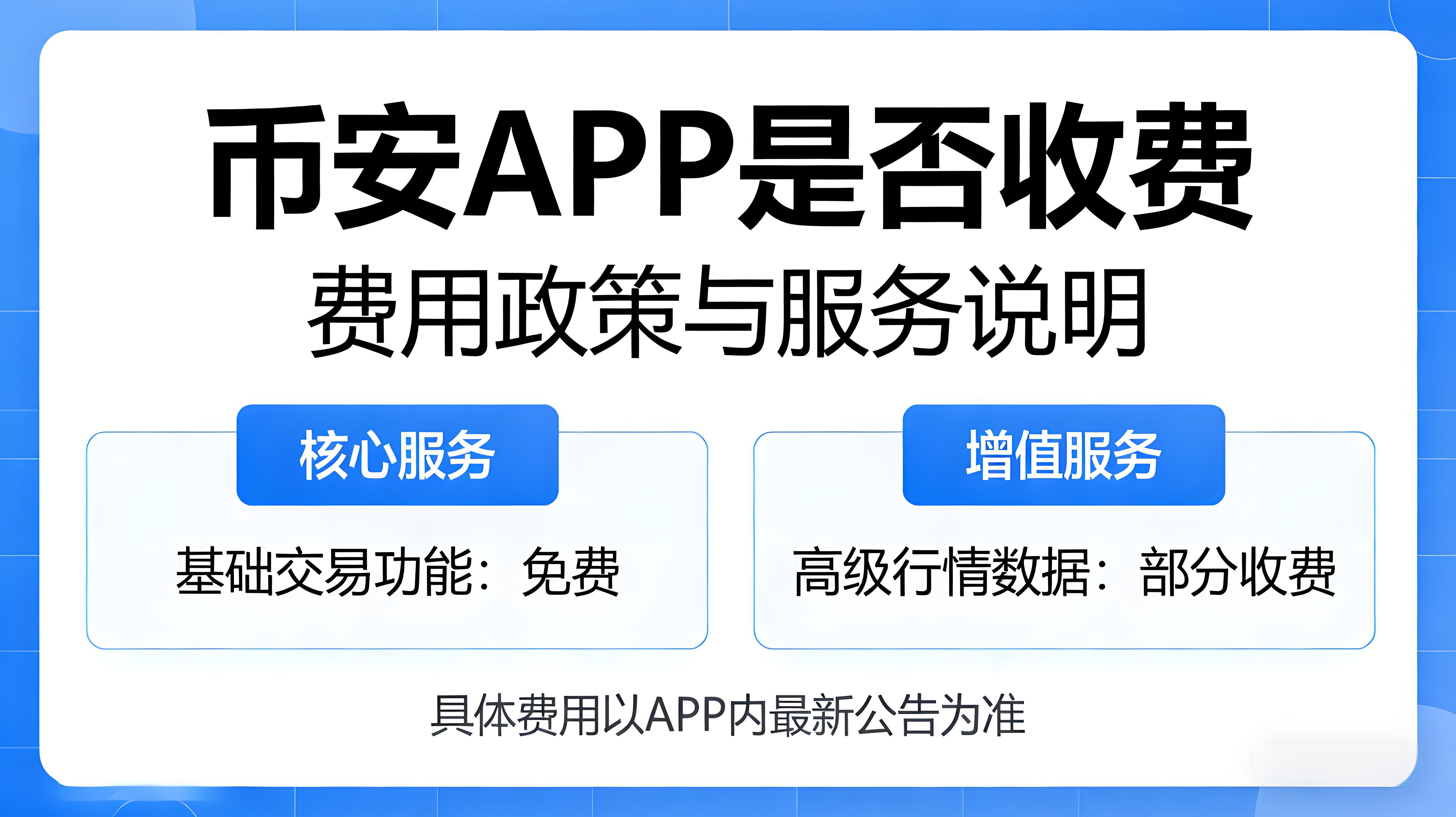 币安APP是否会扣费？